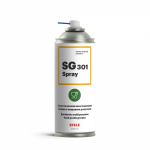 Efele SG-301 Spray термо- и водостойкая смазка с пищевым допуском NSF H1, 520 мл