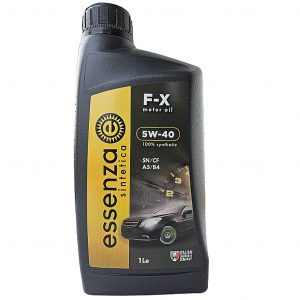 Синтетическое моторное масло essenza sintetica F-X SAE 5W-40 1л