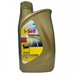 Купить моторное масло Eni i-Sint 5W-40 1л синтетическое, канистра вид спереди