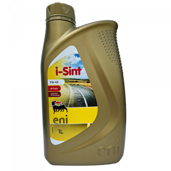 Купить моторное масло Eni i-Sint 5W-40 1л синтетическое, канистра вид спереди