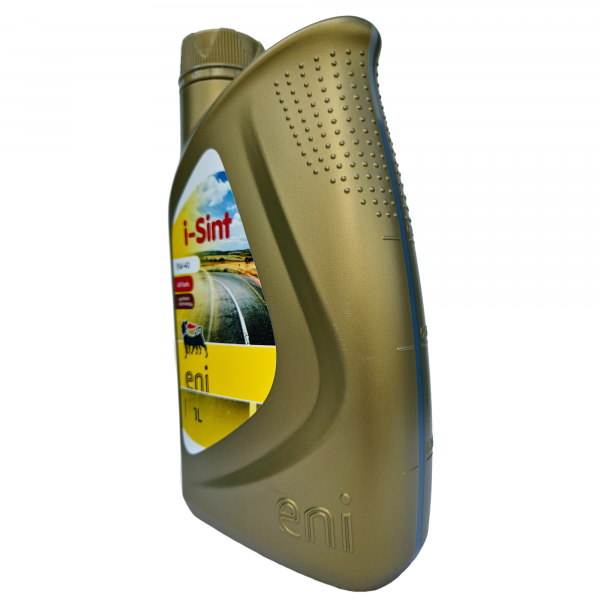Канистра моторного масла Eni i-Sint 5W-40 1л синтетическое, боковой вид