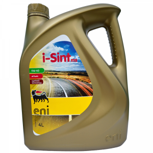 Купить моторное масло Eni i-Sint MS 5W-40 4л синтетическое, канистра спереди