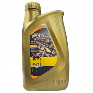 Купить моторное масло Eni i-Ride moto 20W-50, канистра 1 литр, вид спереди